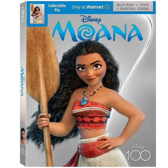 Moana - Disney100 Edition Daily Saves Exclusive (Blu-ray   DVD   Digital Code)